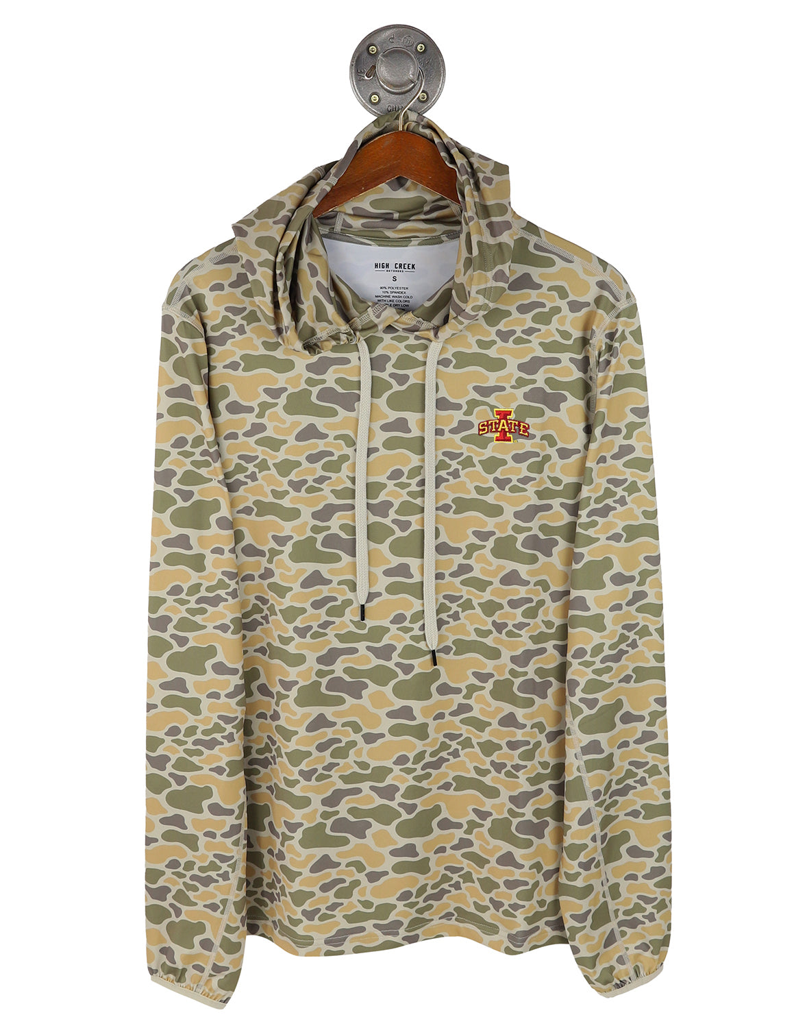 ISU I-State Long Hollow Performance Hoodie