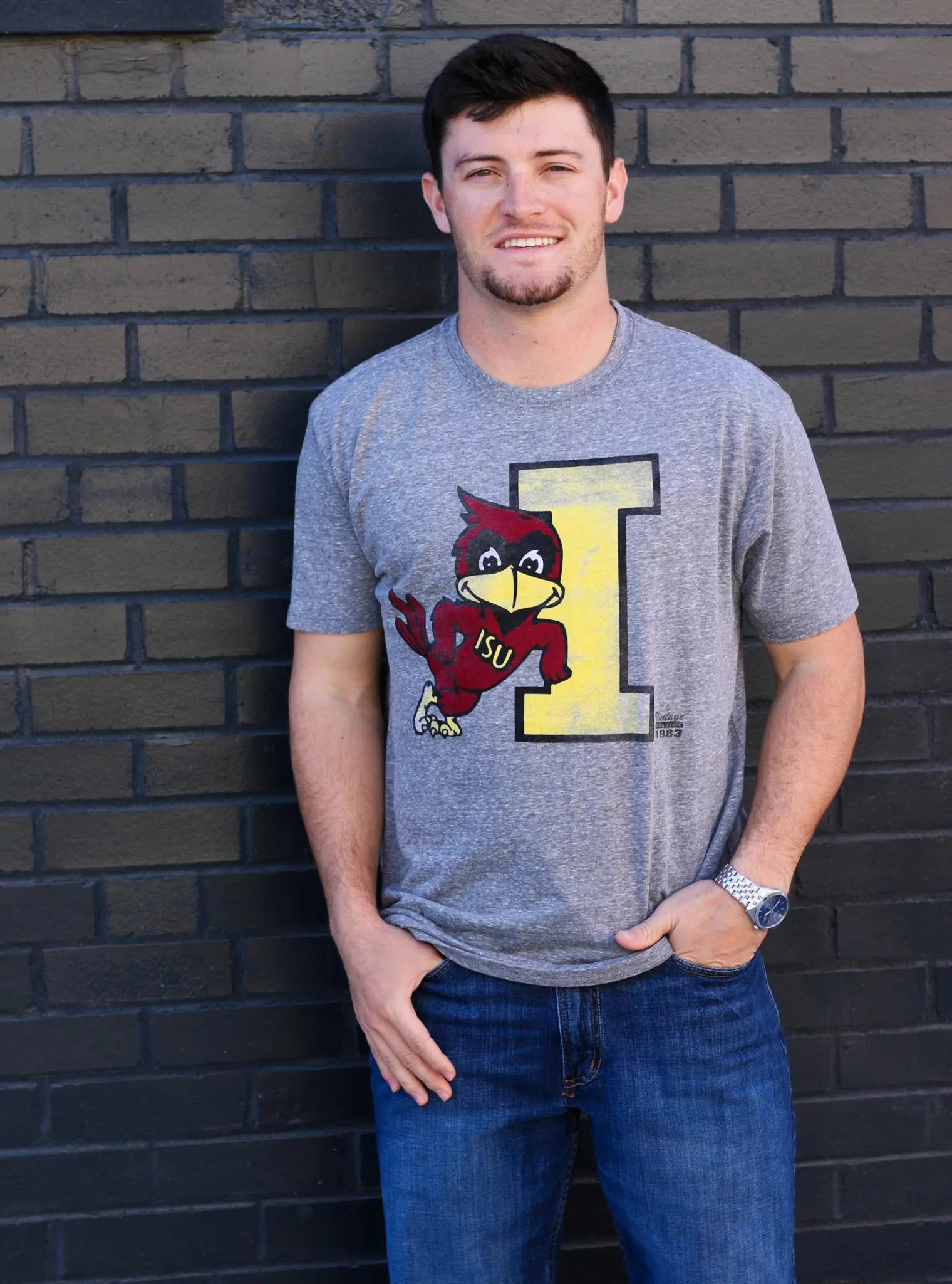 ISU Big Leaning Cy Short Sleeve