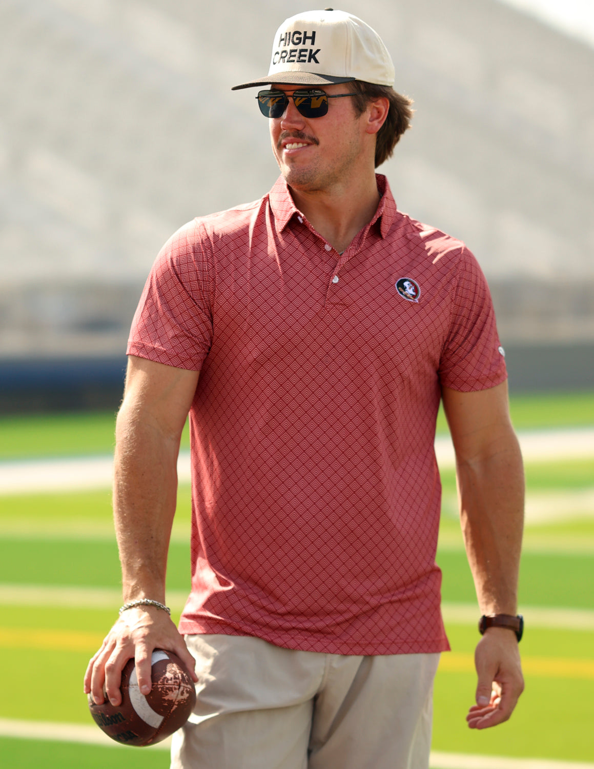 FSU Lux Chevron Polo