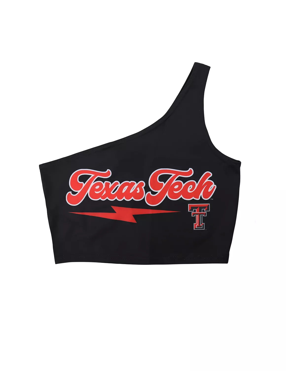 TTU Lightning One Shoulder Top