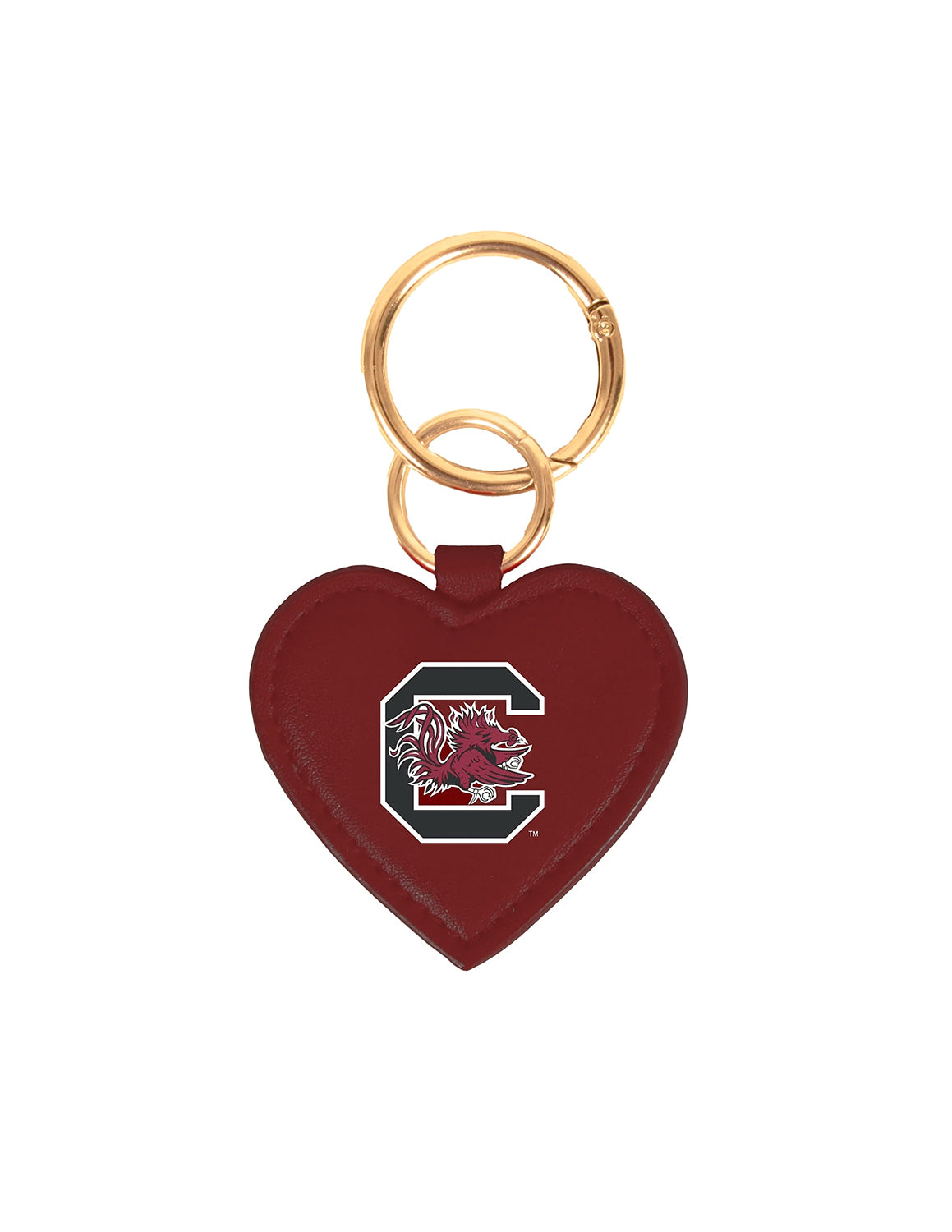 USC Gamecocks Heart Purse Charm