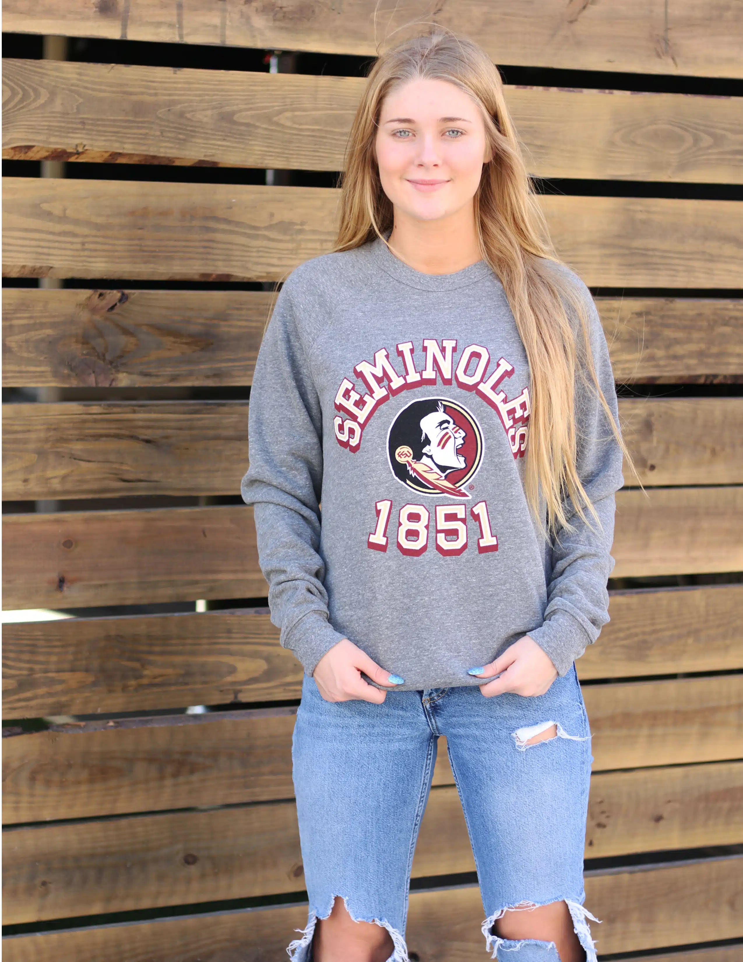 FSU Vin Minute Crewneck