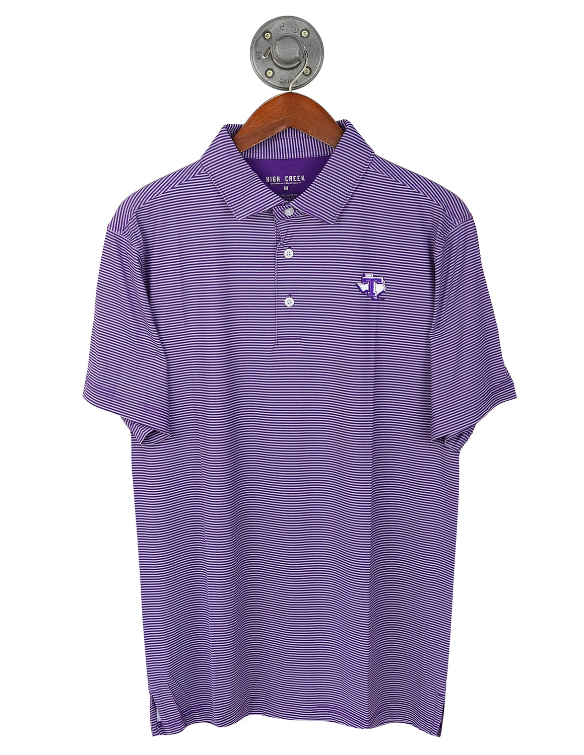 TSU Hairline Stripe Polo