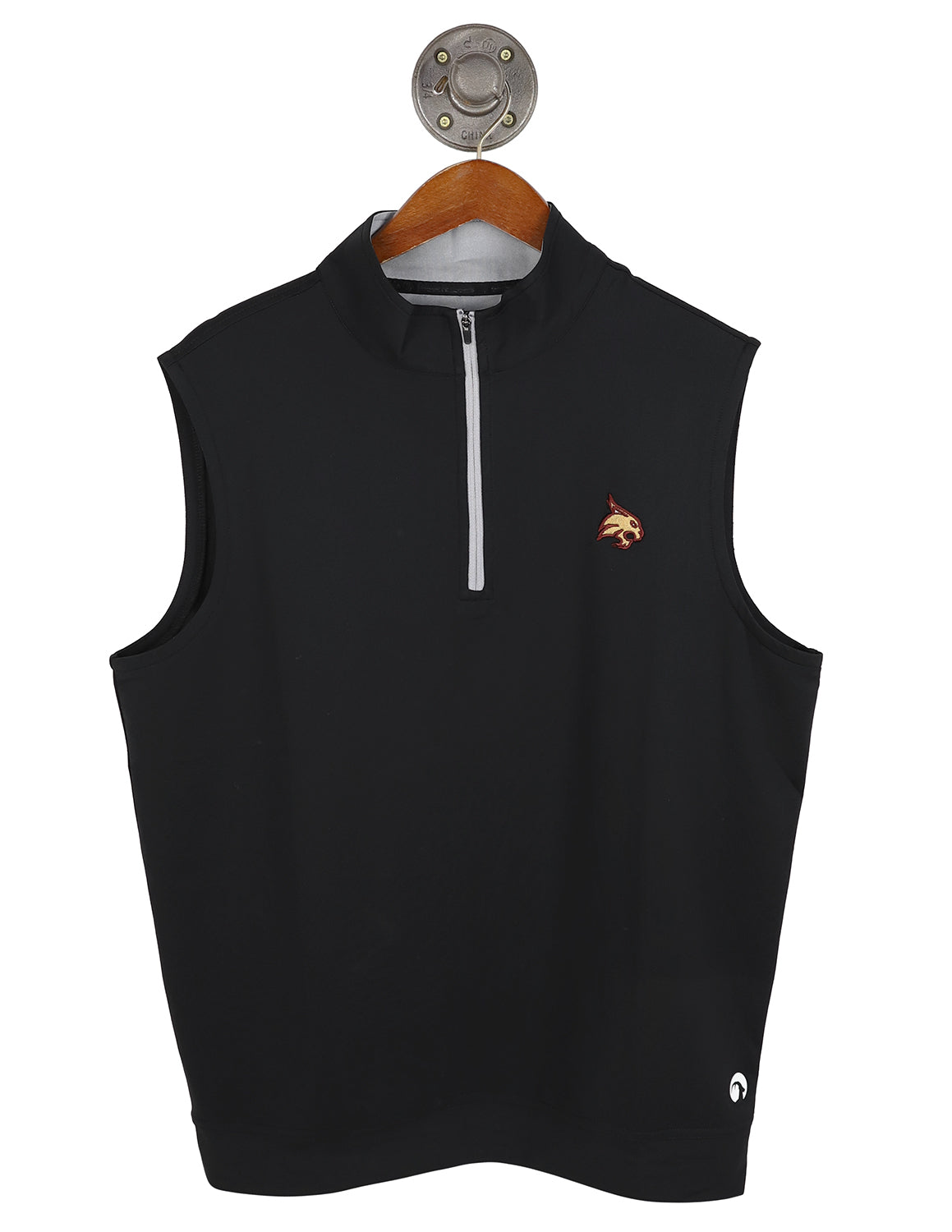TXST G Supercat Black Mac Vest | Barefoot Campus Outfitter