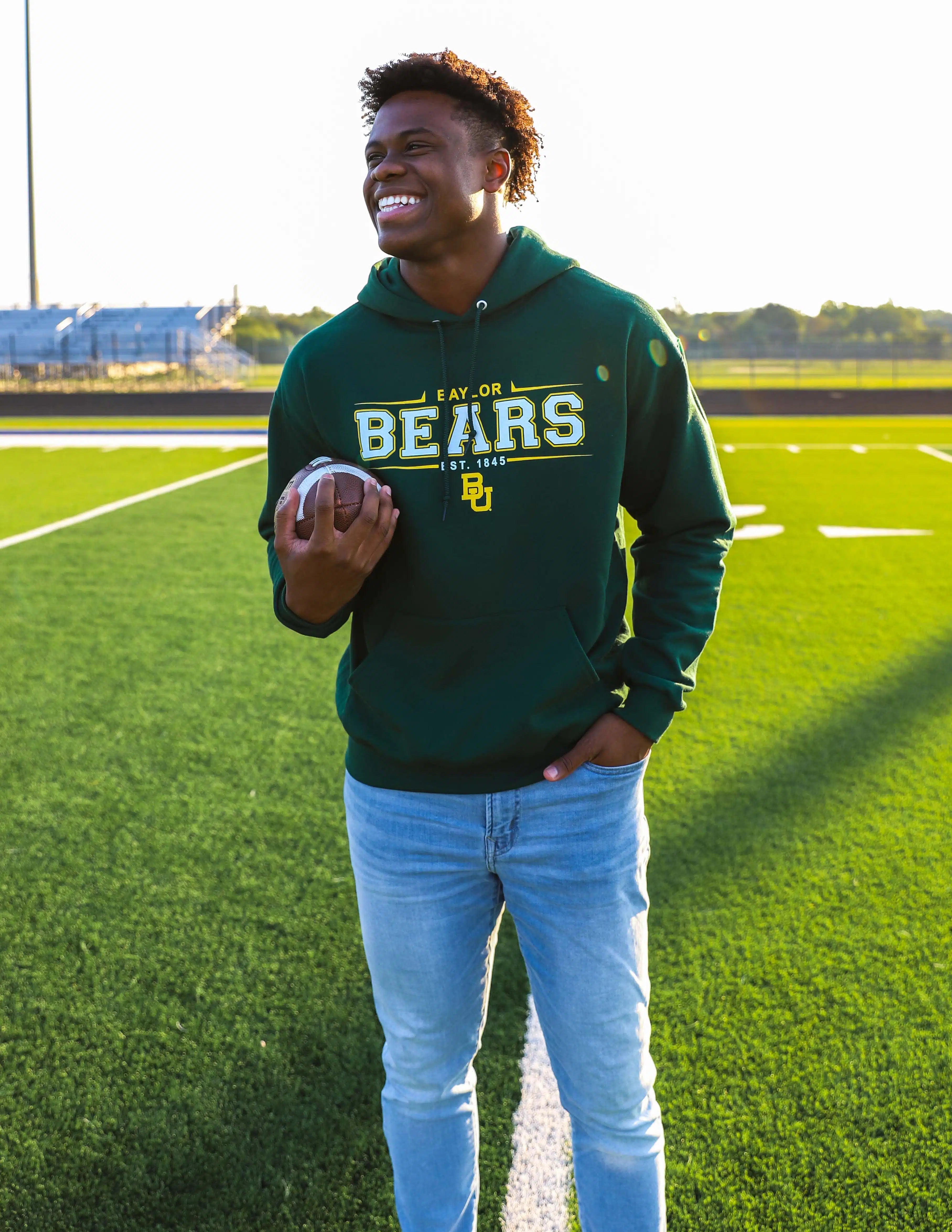 BU Spikey Lines Hoodie