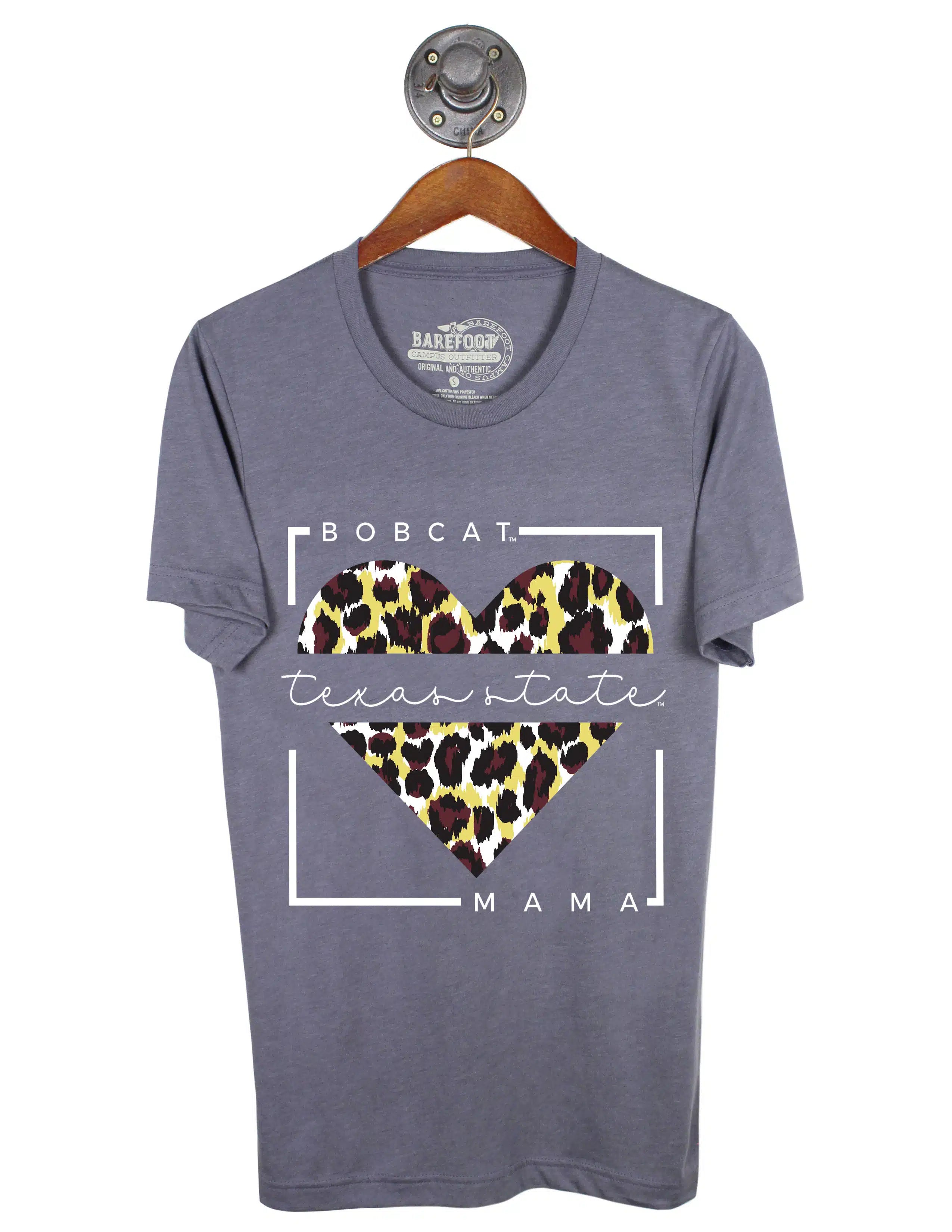 TXST This Mom's Heart Short Sleeve