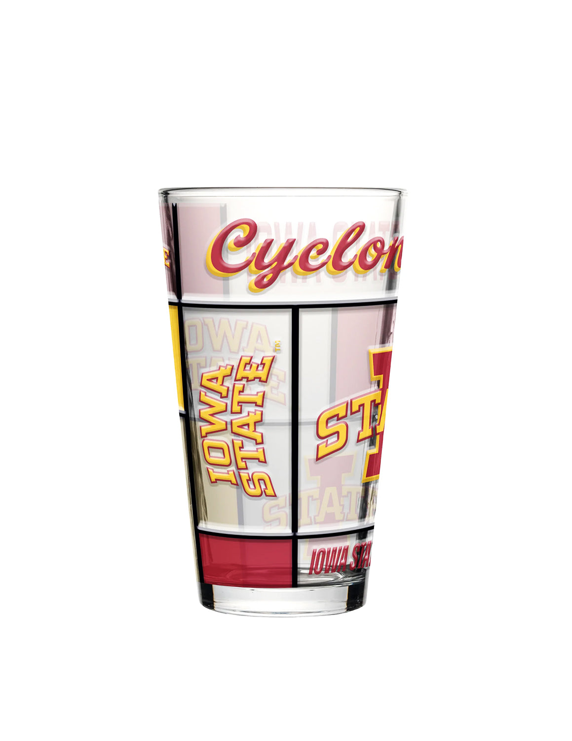 ISU 16oz. Stained Pint Glass