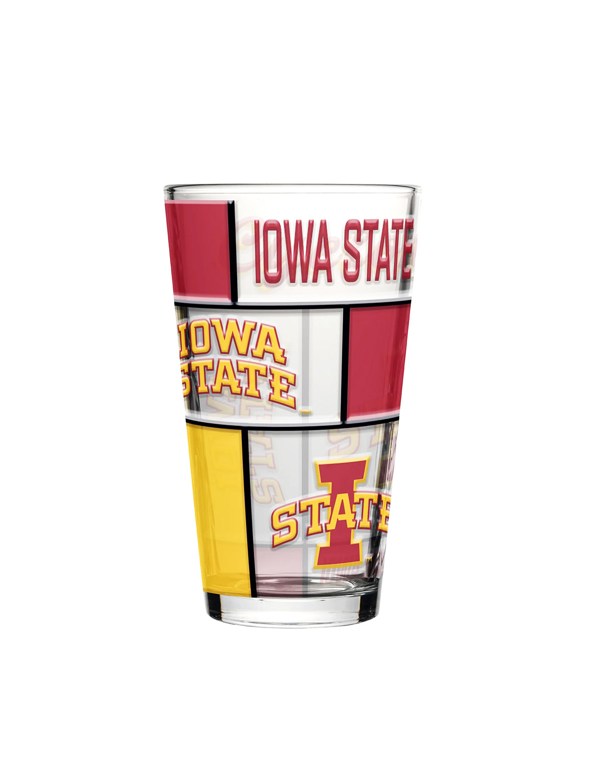 ISU 16oz. Stained Pint Glass