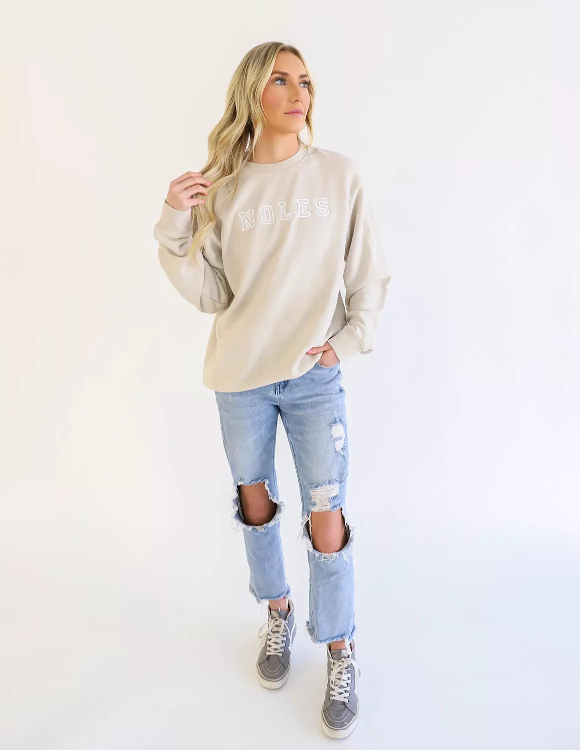 FSU G Varsity Stitch Crewneck