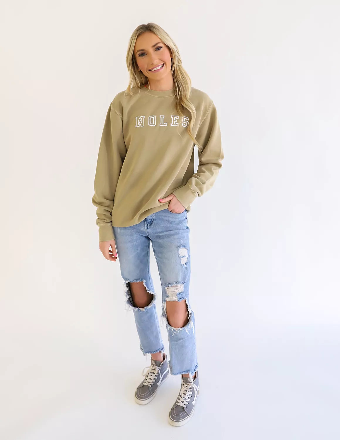 FSU G Varsity Stitch Crewneck