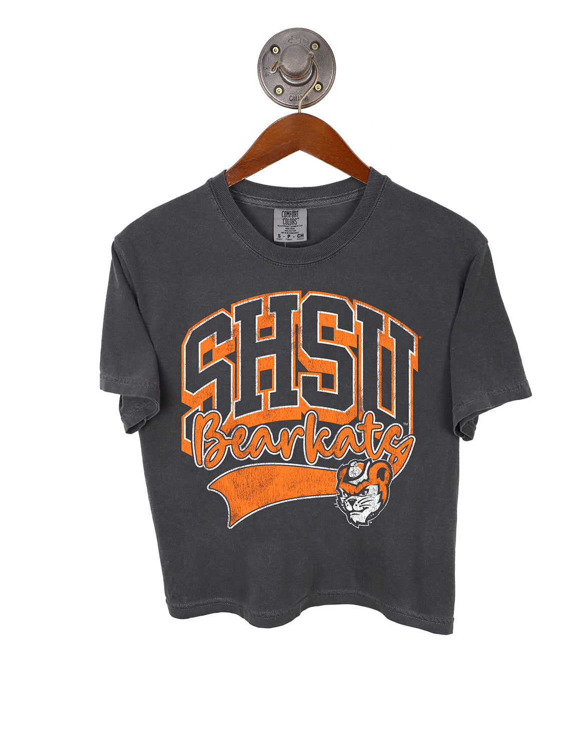 SHSU Inspired Vintage Cropped Short Sleeve