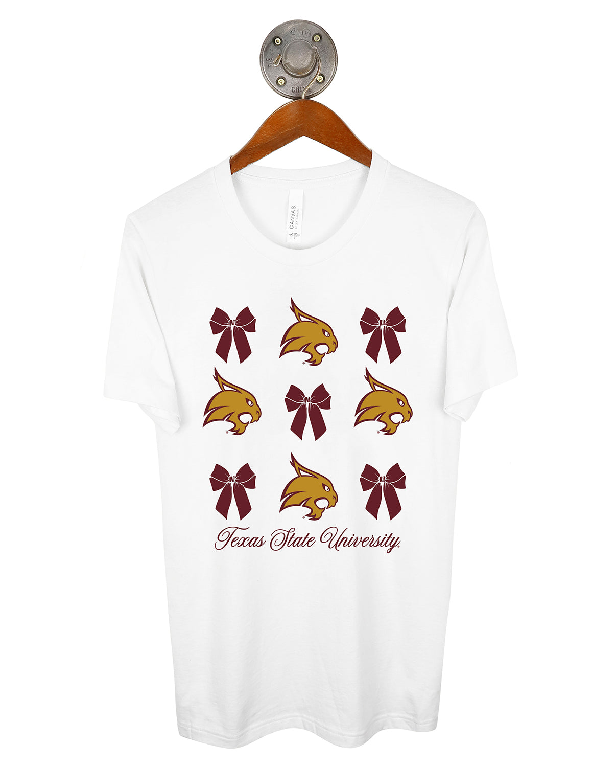 TXST Bow On Bow Short Sleeve