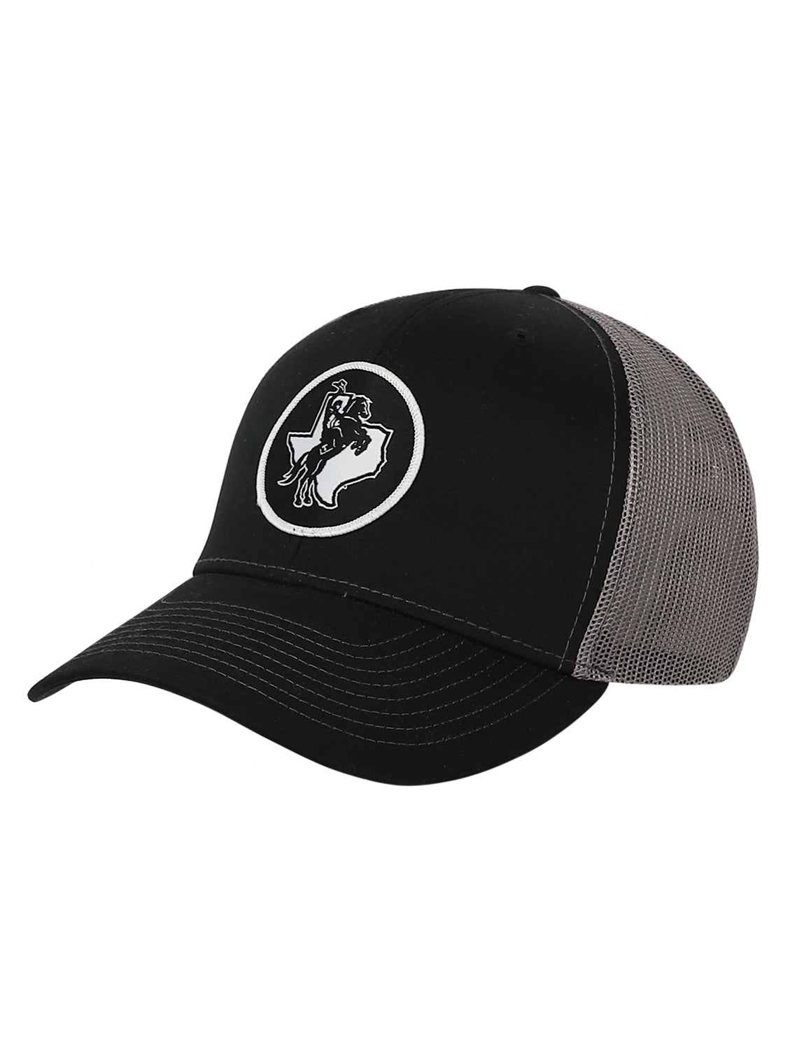 TSU P Texas Rider Circle Patch Hat