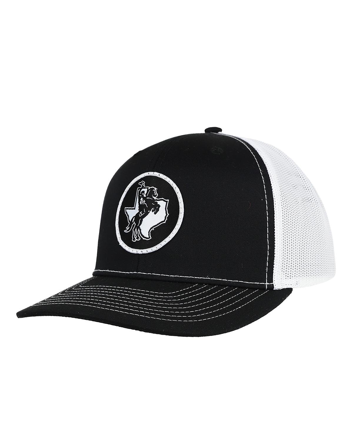 TSU P Texas Rider Circle Patch Hat