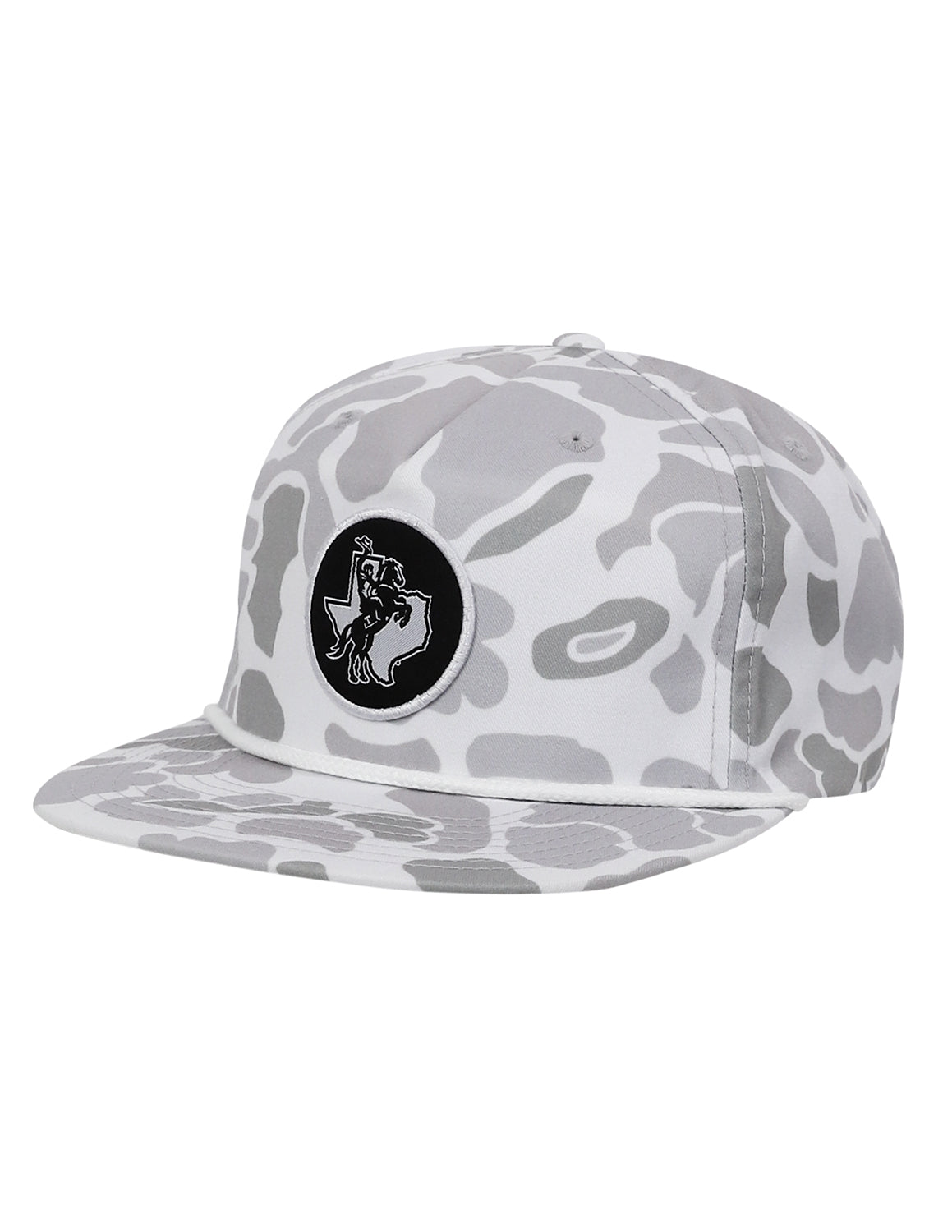 TSU P Texas Rider Circle Patch Hat