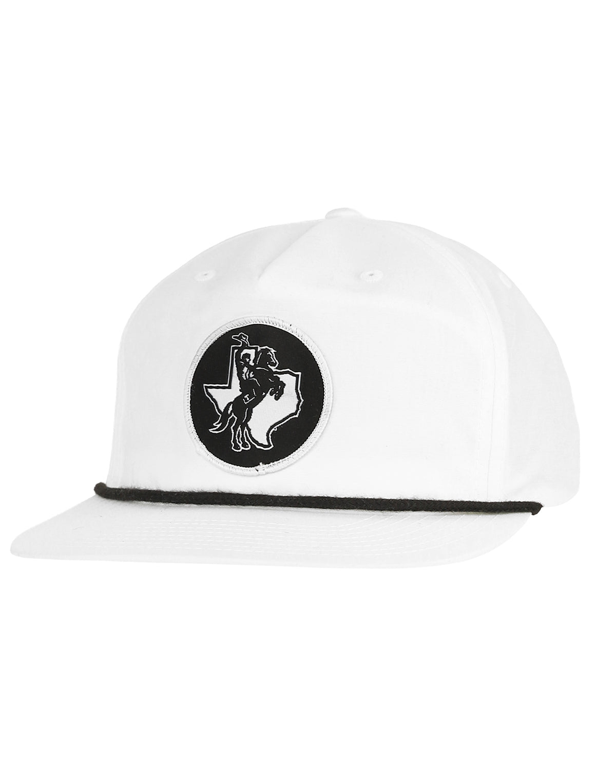 TSU P Texas Rider Circle Patch Hat