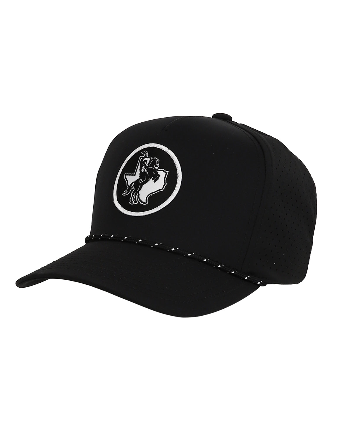 TSU P Texas Rider Circle Patch Hat