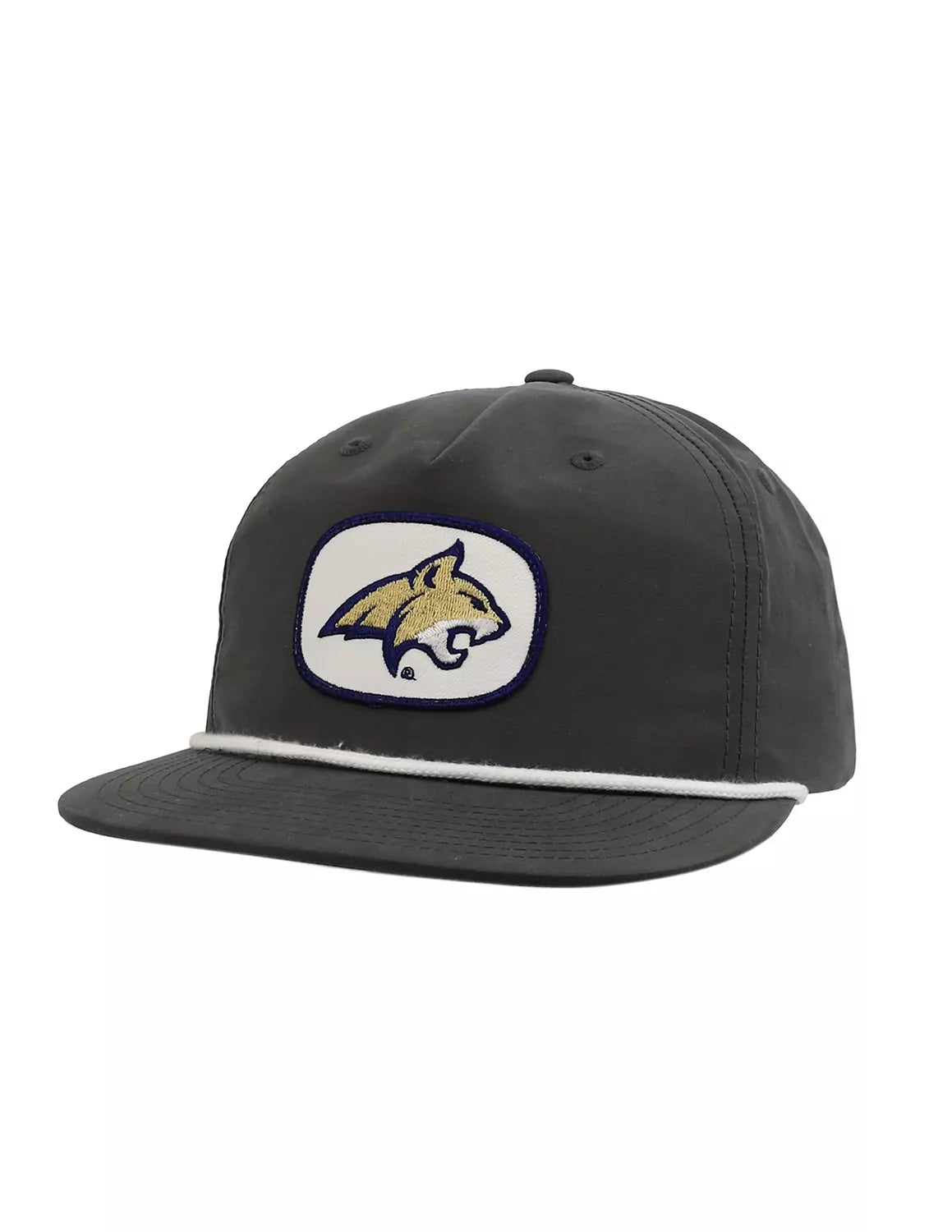 MSU P Bobcat Logo Patch Hat