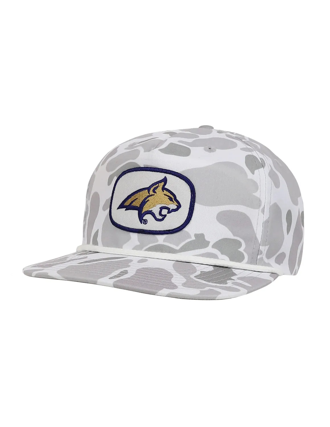 MSU P Bobcat Logo Patch Hat