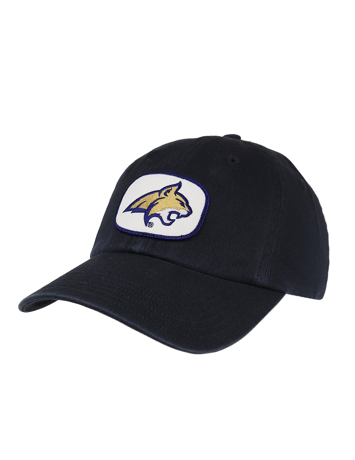 MSU P Bobcat Logo Patch Hat
