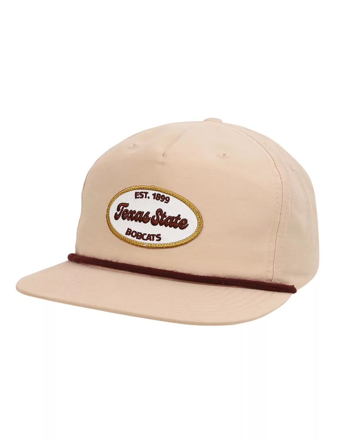 TXST P Vintage Oval Patch Hat