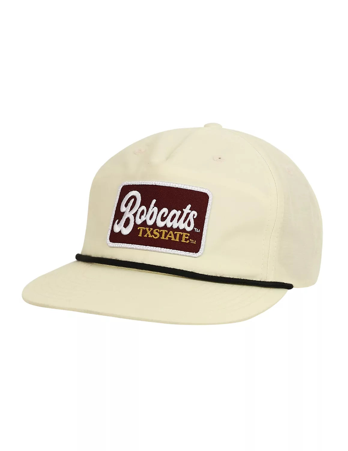 TXST P College Script Patch Hat