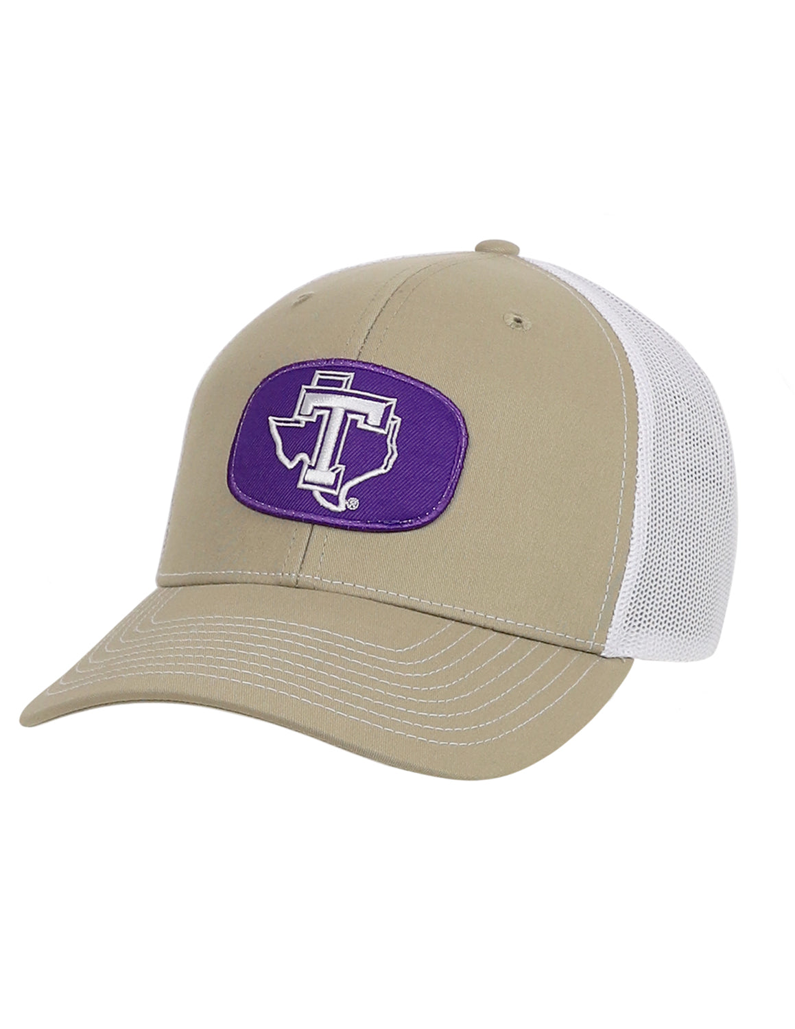 TSU Block T Flat Oval Patch Hat