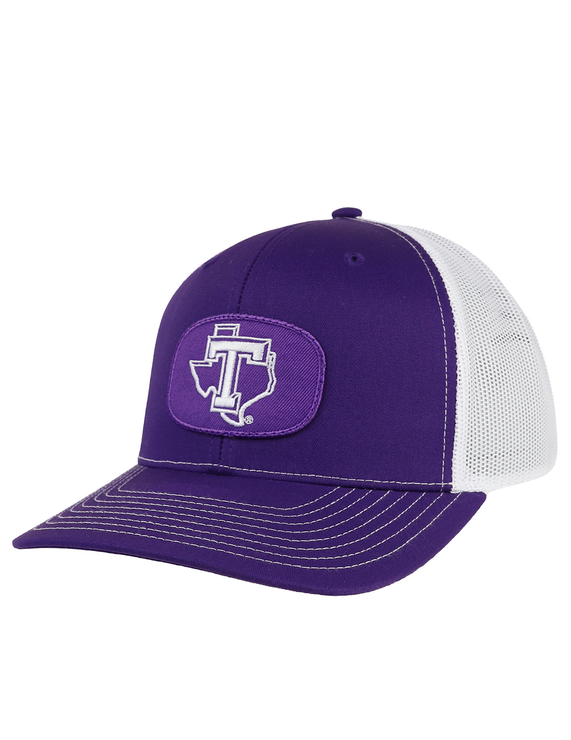 TSU Block T Flat Oval Patch Hat