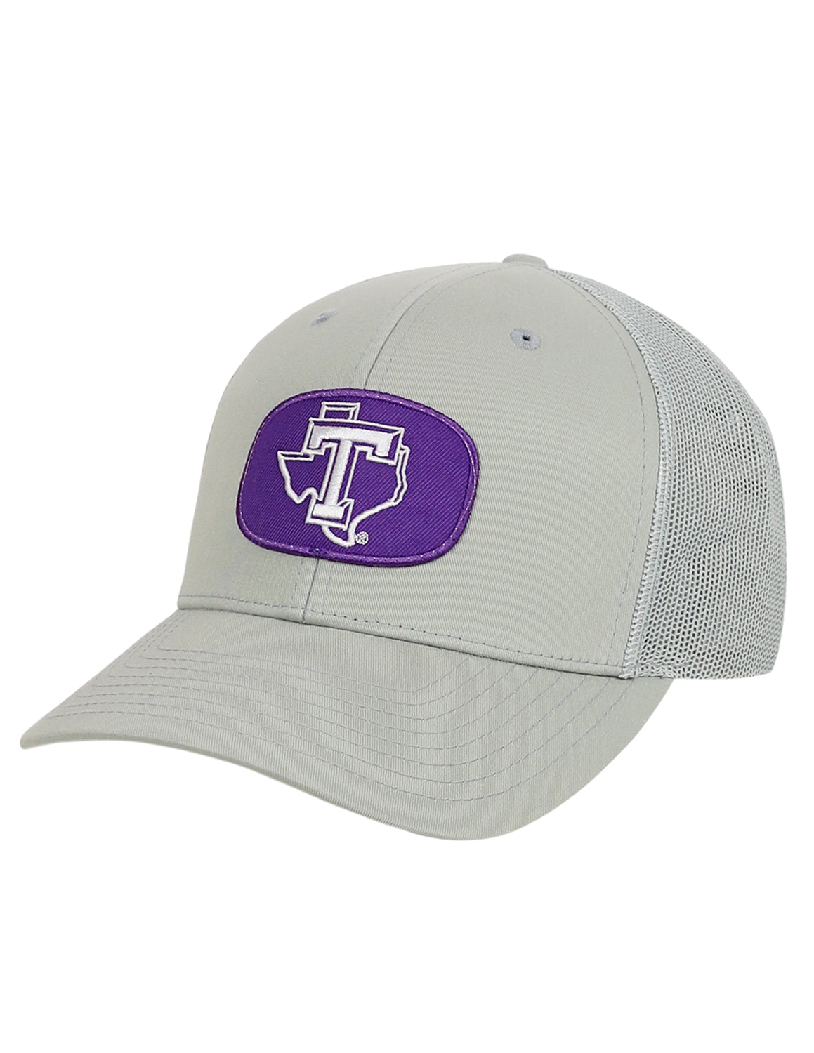 TSU Block T Flat Oval Patch Hat