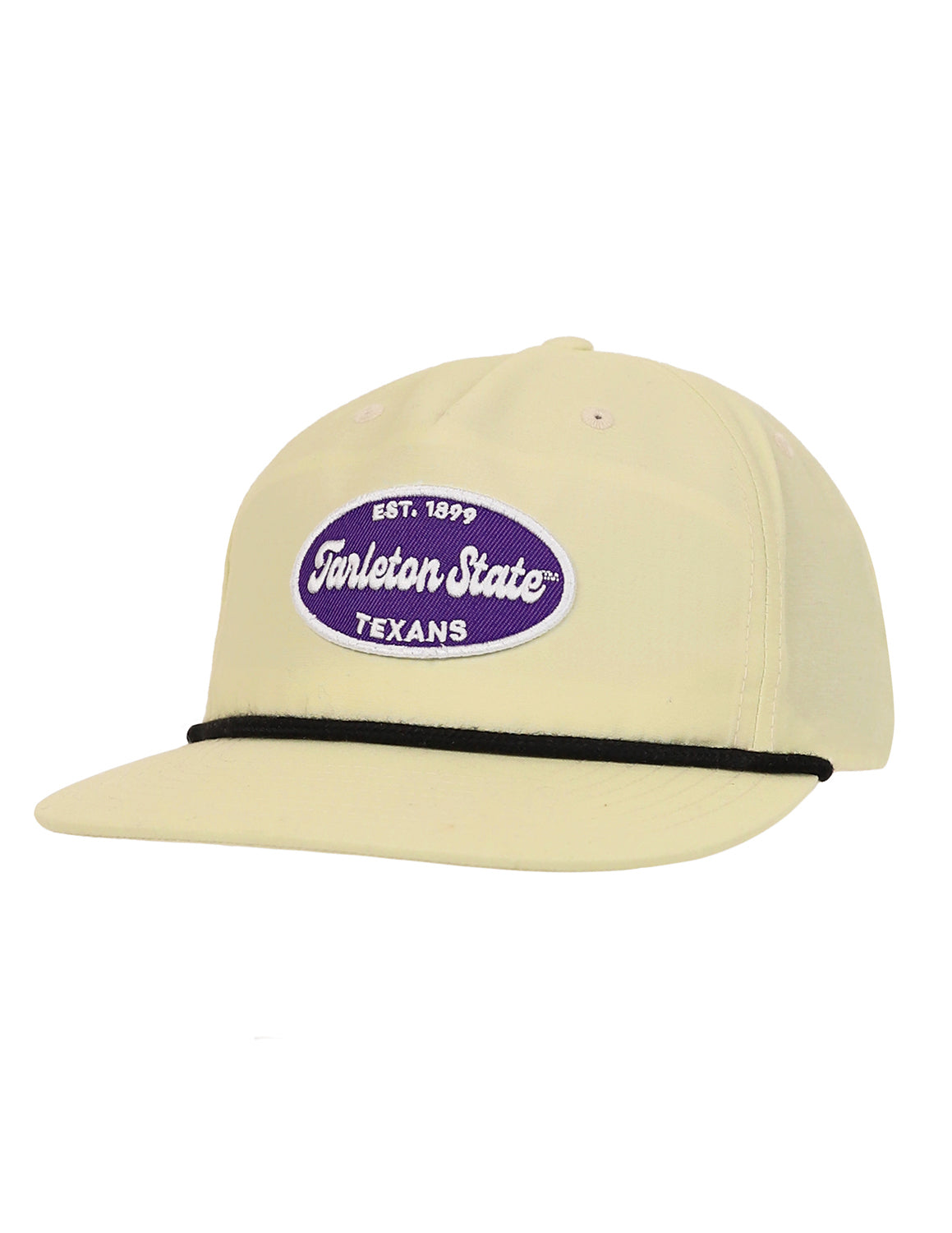 TSU P Vintage Script Oval Patch Hat