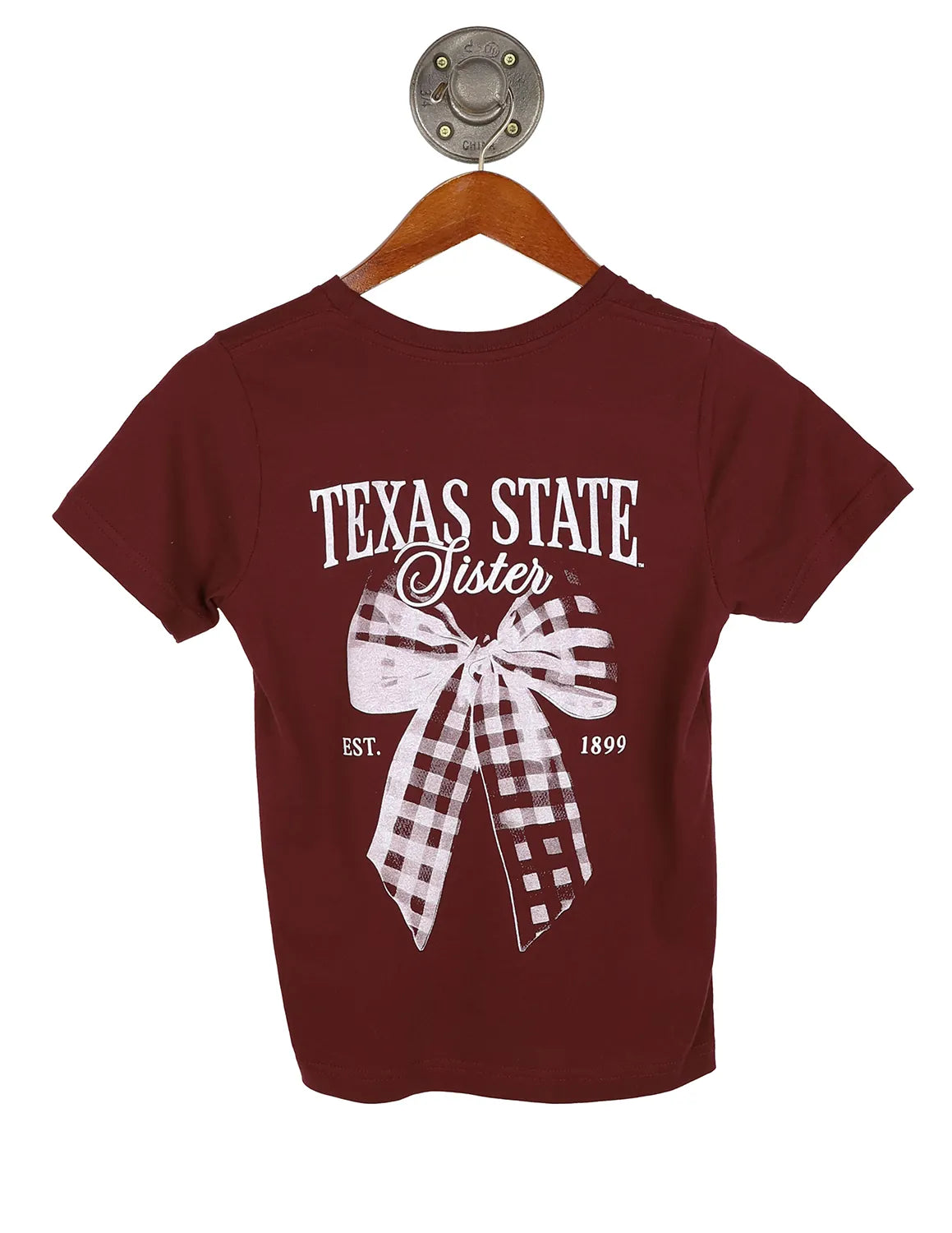 TXST Youth Sister Mono Bow Short Sleeve