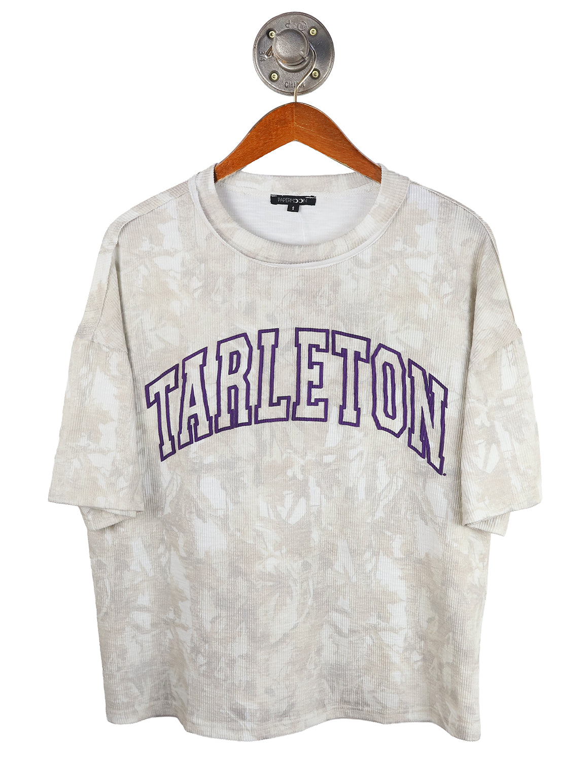 TSU Camo Ribbed Puff Outline Short Sleeve