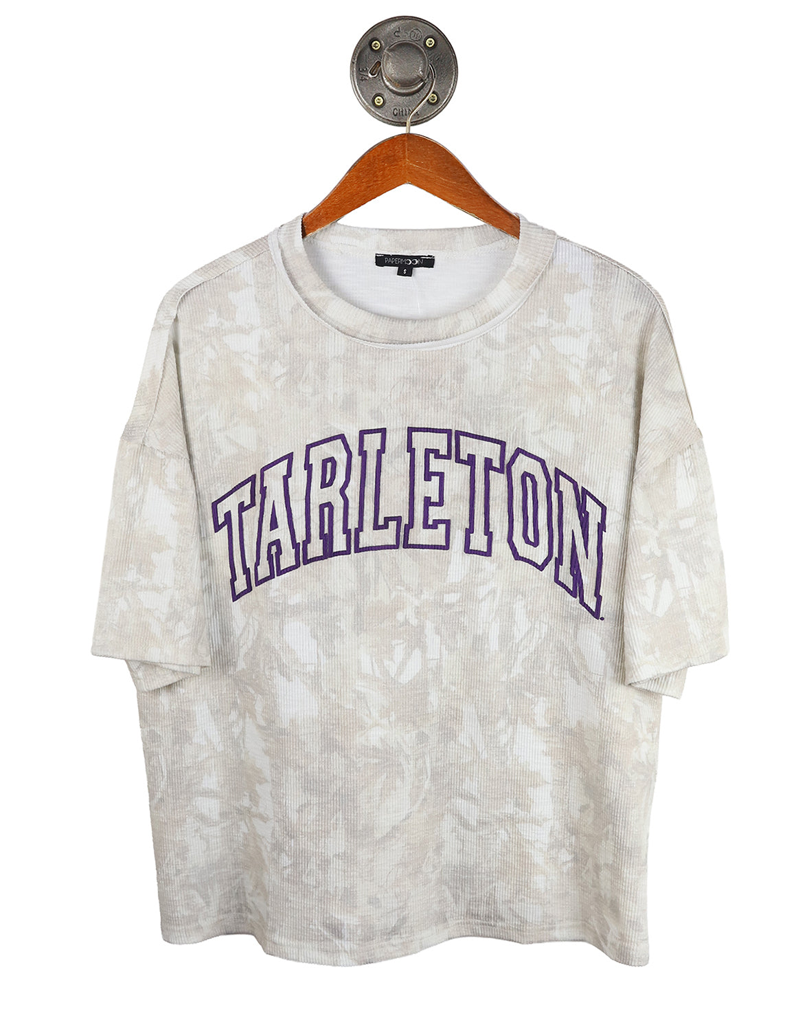 TSU Camo Ribbed Puff Outline Short Sleeve