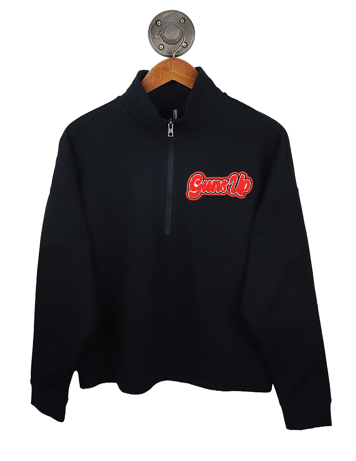 TTU Bouncy Script Quarter Zip Pullover