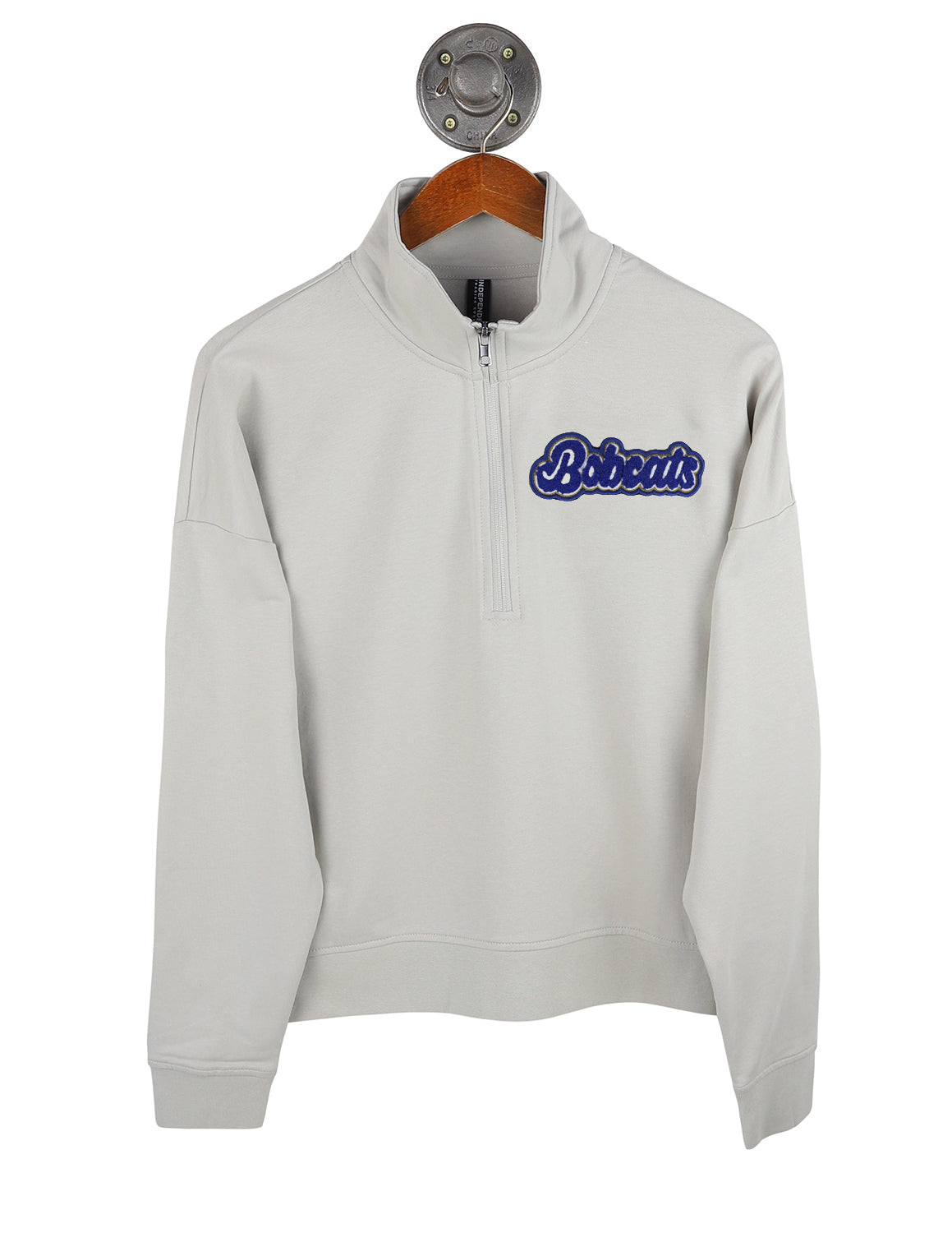 MSU Bouncy Script Quarter Zip Pullover