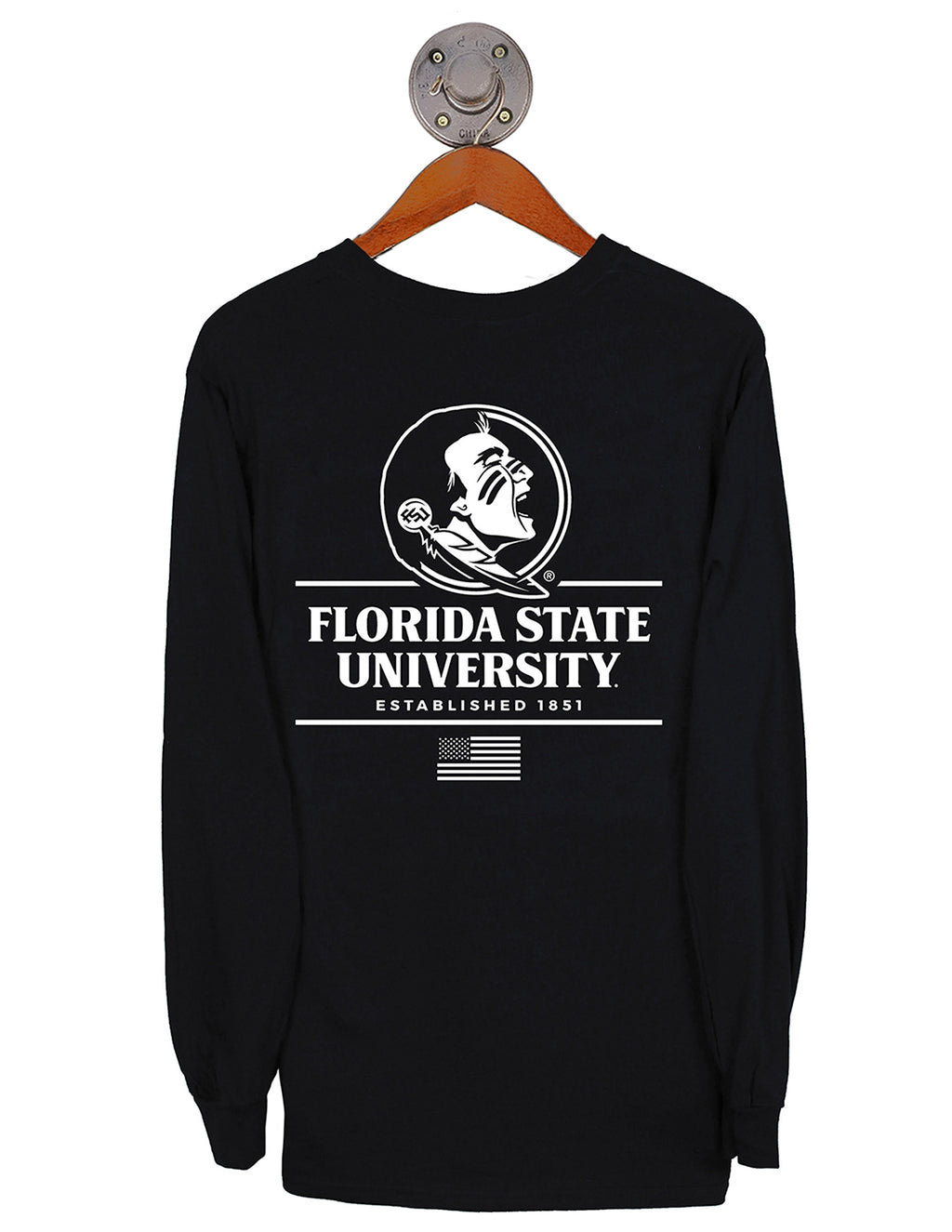 fsu long sleeve dress shirt FSU Clean Fade Long Sleeve XL / Black