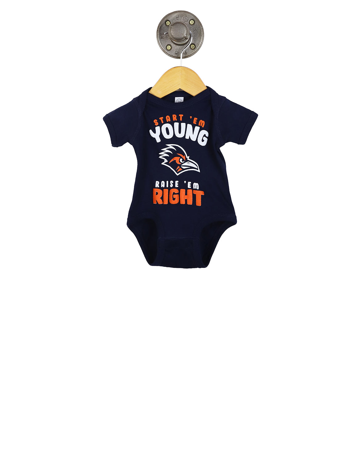 UTSA Youth Raise 'Em Right Short Sleeve Onesie