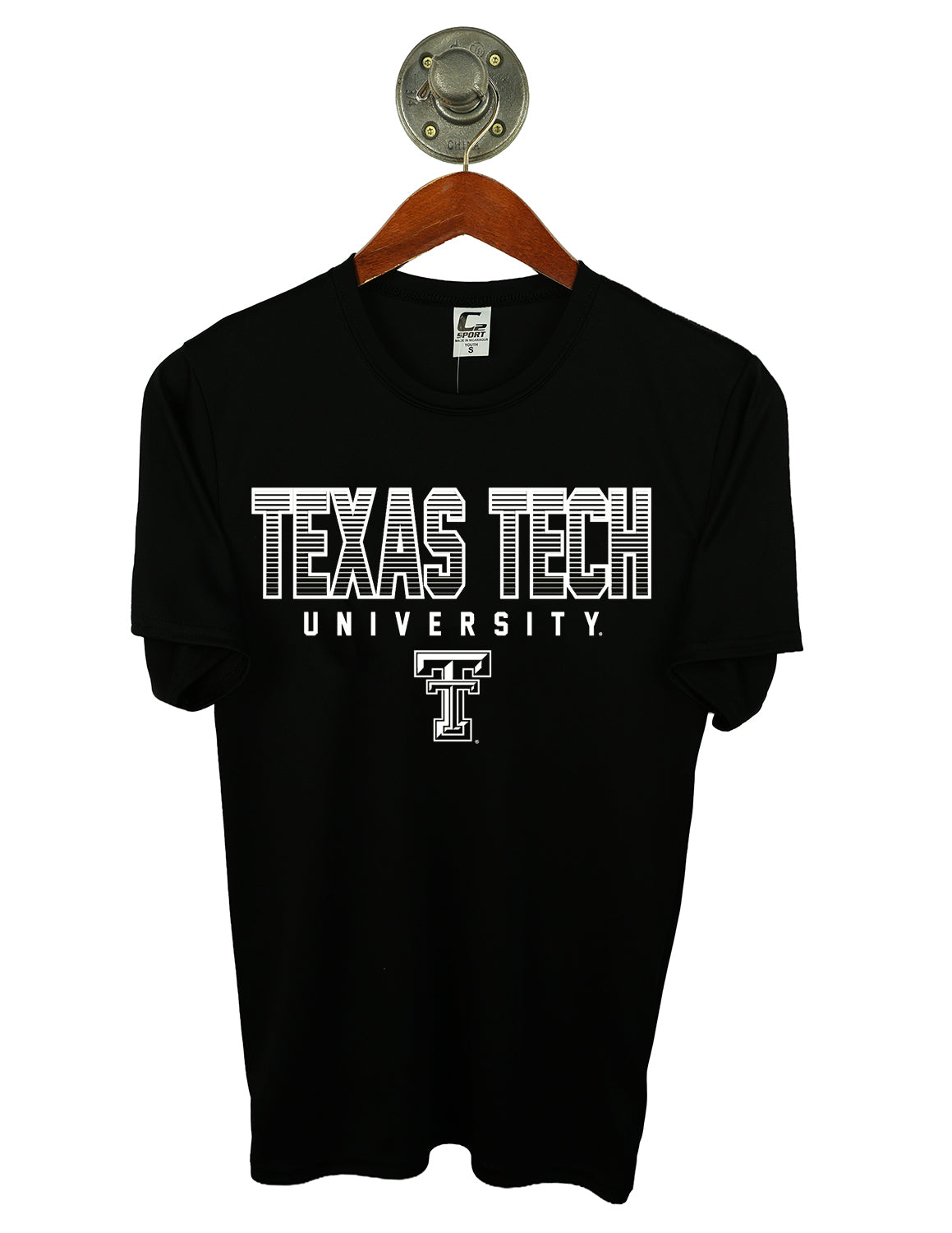 TTU Youth Faded Lines Short Sleeve