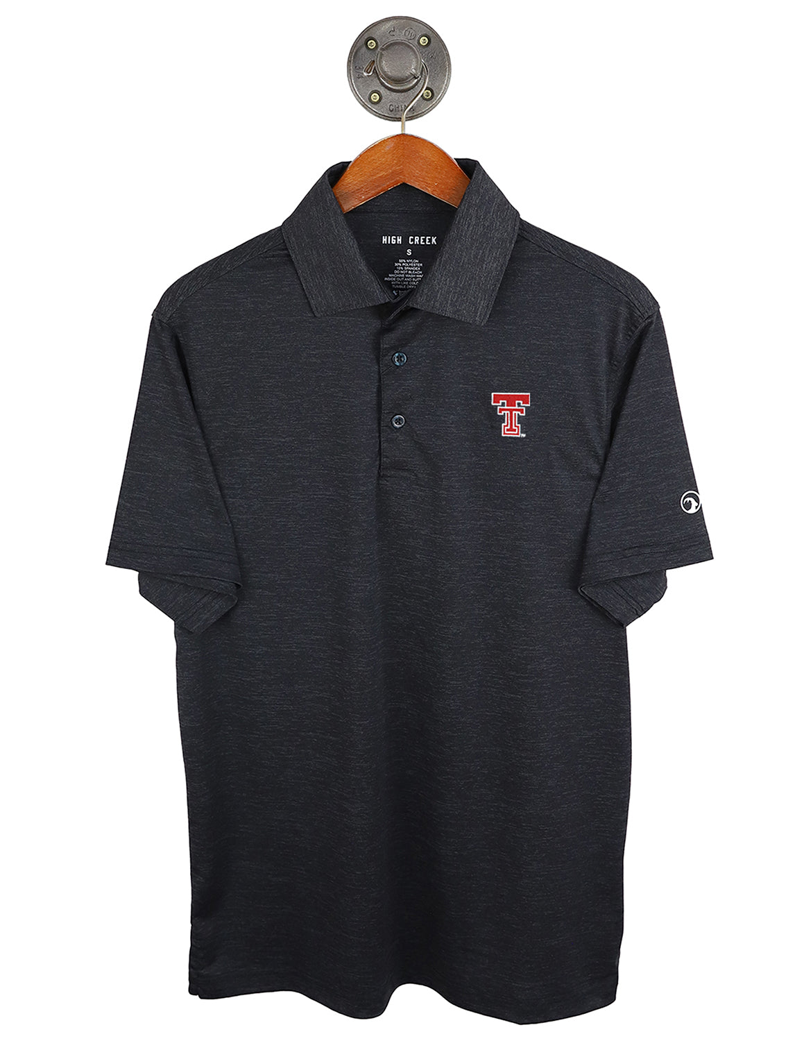 TTU G Vintage Double T Clayton Polo