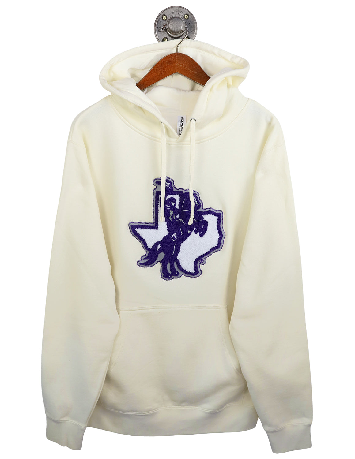 TSU Chenille Texan Rider Hoodie