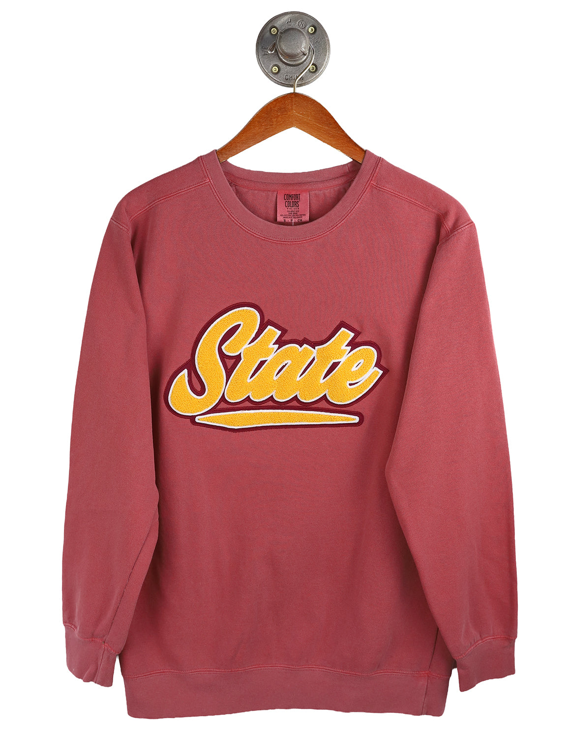 ISU Chenille Bold Script Crewneck