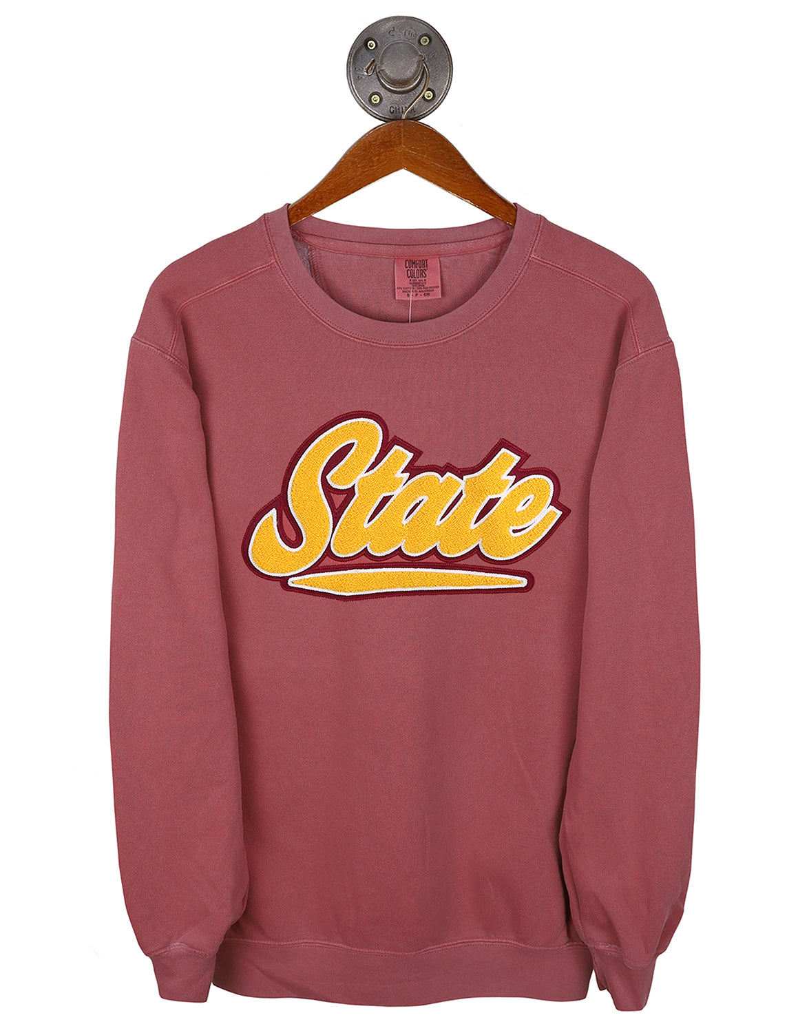 ISU Chenille Bold Script Crewneck