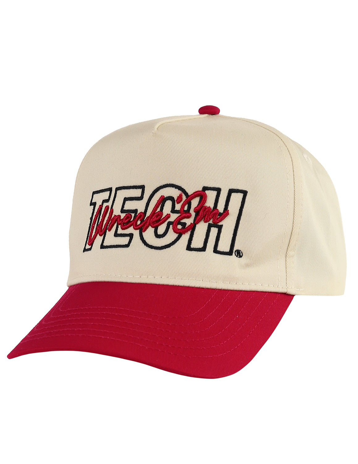 TTU 3D Script Over Outline Hat