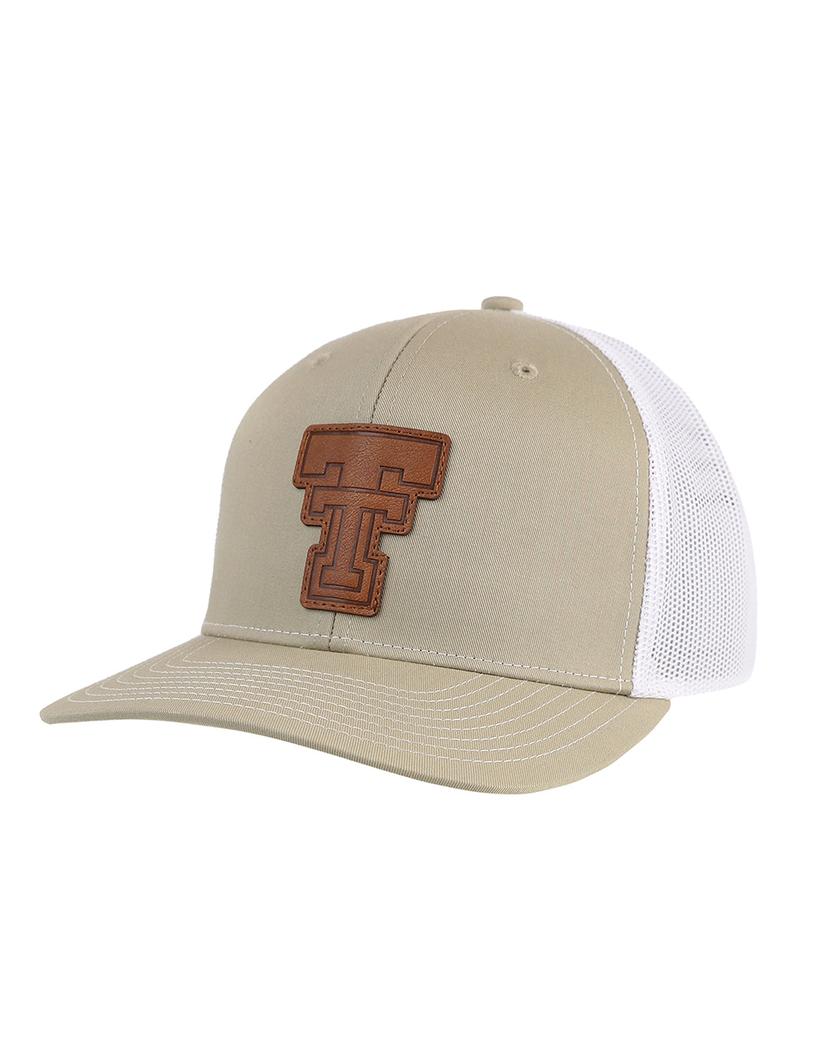 TTU Leather Double T Patch Hat