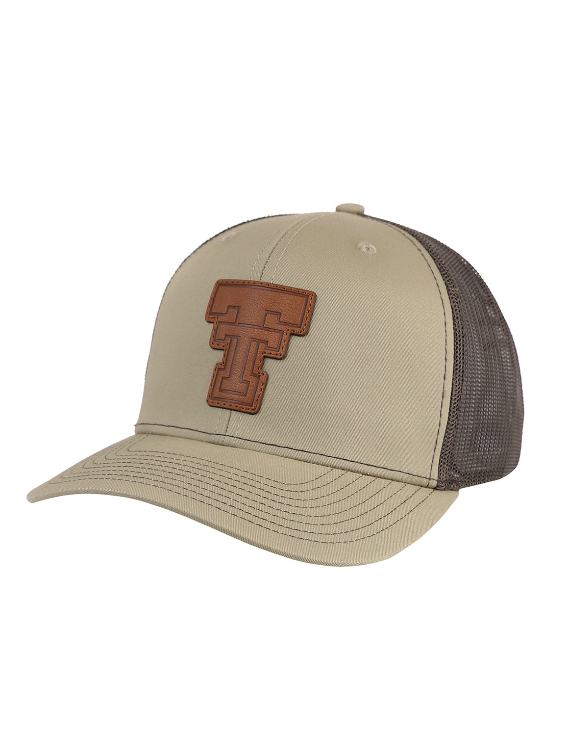 TTU Leather Double T Patch Hat