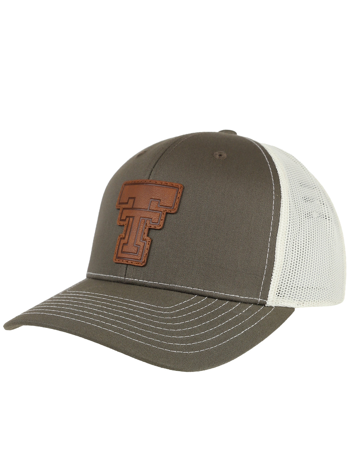 TTU Leather Double T Patch Hat