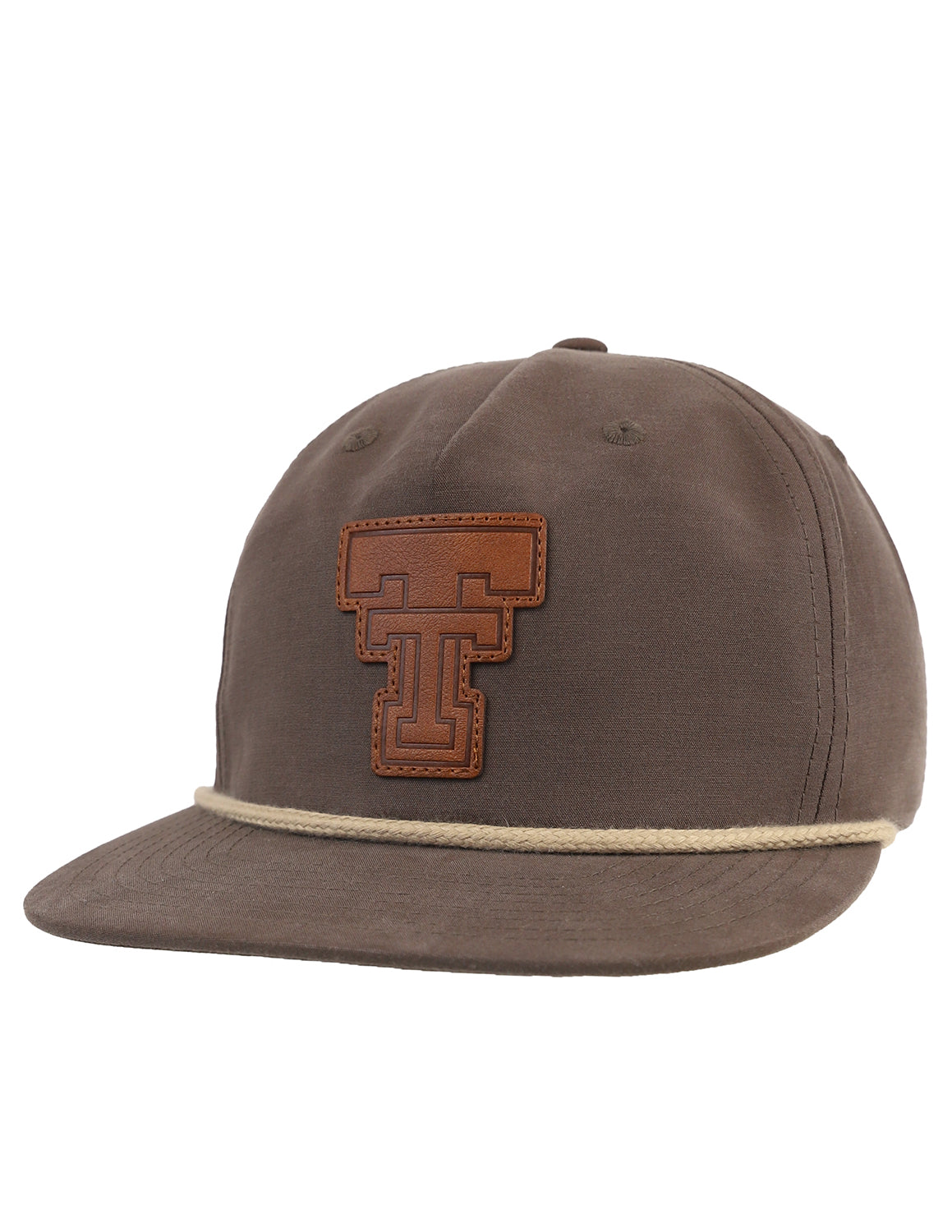 TTU Leather Double T Patch Hat