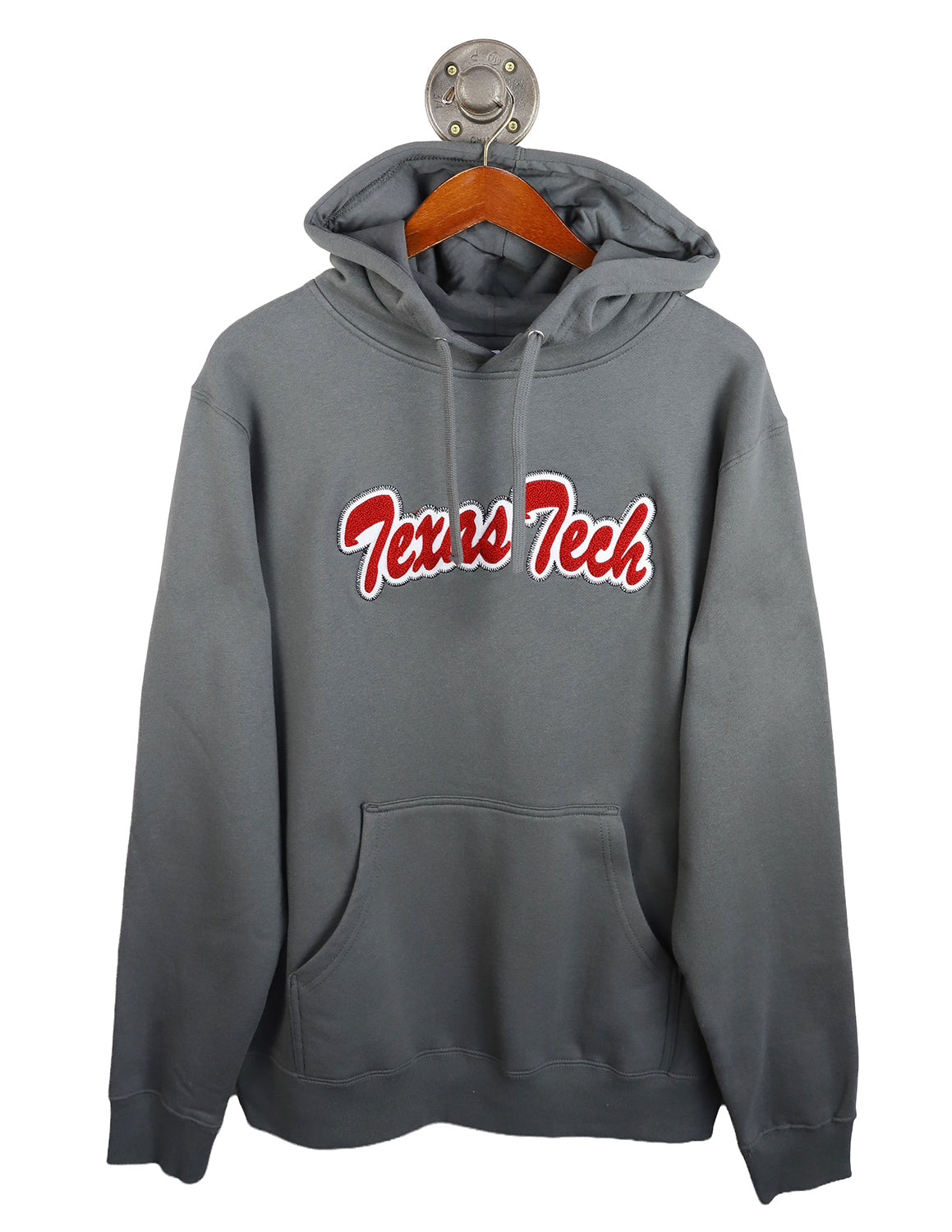 TTU Chenille Brush Script Hoodie
