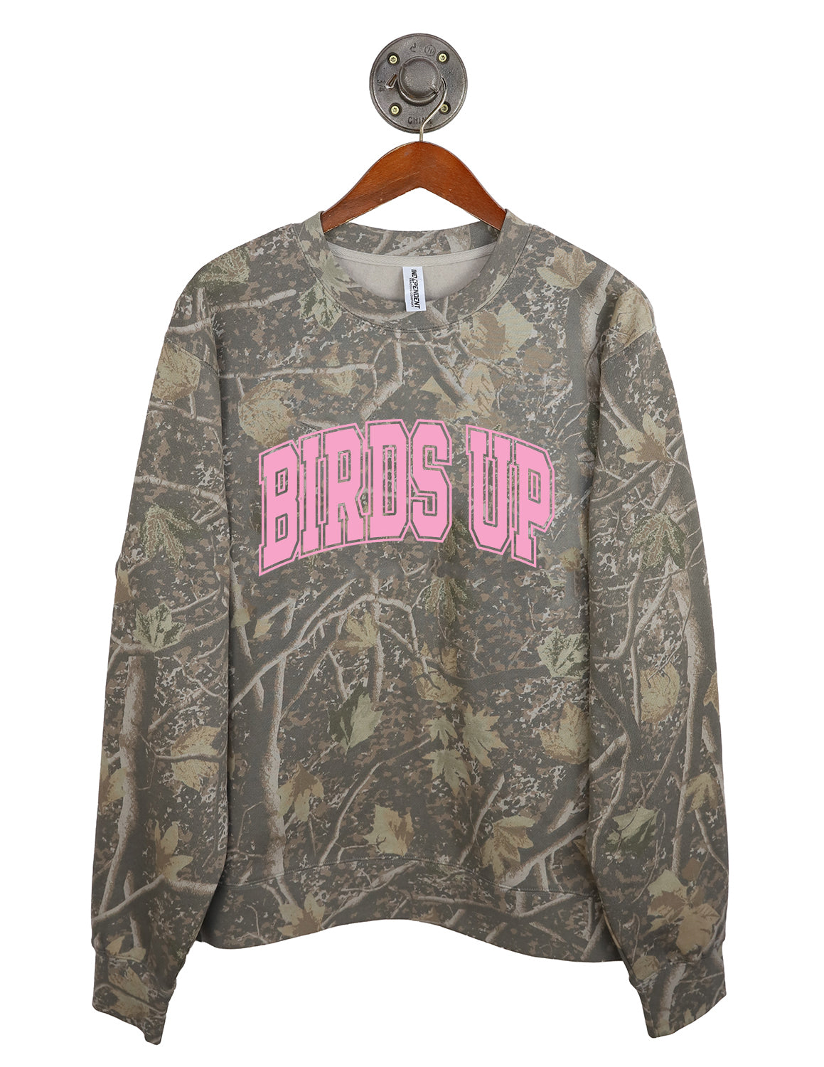 UTSA Pink Totality Puff Camo Crewneck
