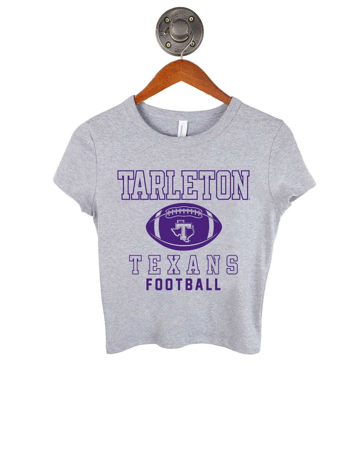 TSU Football Easy Does It Micro Rib Baby Tee
